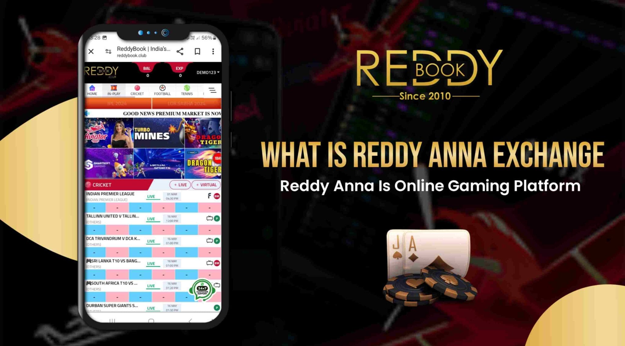 Reddy Anna Cricket Betting banner